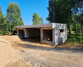Mūro darbai, plokštuminiai pamatai, pasyvių namų statyba / Pasyvusis namas / Darbų pavyzdys ID 2725905