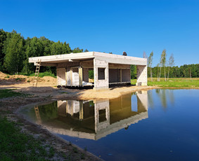 Mūro darbai, plokštuminiai pamatai, pasyvių namų statyba / Pasyvusis namas / Darbų pavyzdys ID 2725913