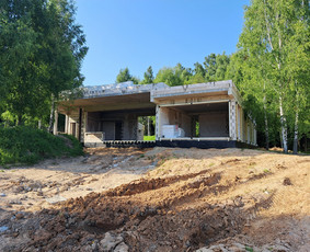 Mūro darbai, plokštuminiai pamatai, pasyvių namų statyba / Pasyvusis namas / Darbų pavyzdys ID 2725915