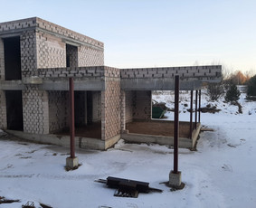 Mūro darbai, plokštuminiai pamatai, pasyvių namų statyba / Pasyvusis namas / Darbų pavyzdys ID 2725927
