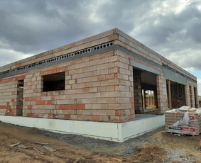 Mūro darbai, plokštuminiai pamatai, pasyvių namų statyba / Pasyvusis namas / Darbų pavyzdys ID 2725929