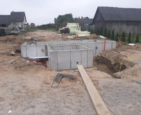Mūro darbai, plokštuminiai pamatai, pasyvių namų statyba / Pasyvusis namas / Darbų pavyzdys ID 2725933