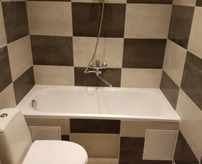 Plytelių klijavimas - Vidaus apdaila, santechnikos, elektros darbai - 4