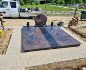 Kapo uždengimas akmens gaminiais - Kapų paslaugos: paminklai, antkapiai, kapų plok&scaron;tės ir kt. - 3