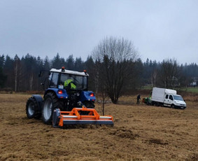 Naikiname, frezuojame, kelmus. Mulčiuojame peraugusią žolę - Apleistų sklypų tvarkymas - 1 Apleistų sklypų tvarkymas - Naikiname, frezuojame, kelmus. Mulčiuojame peraugusią žolę - 1