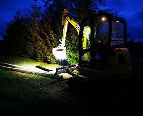 Mini Ekskavatorius, Vikšrinis Bobcat Nuoma - Polių gręžimas - 3 Polių gręžimas - Mini Ekskavatorius, Vikšrinis Bobcat Nuoma - 3