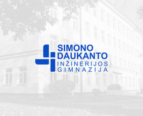 Šiaulių Simono Daukanto inžinerijos gimnazijos logotipas.