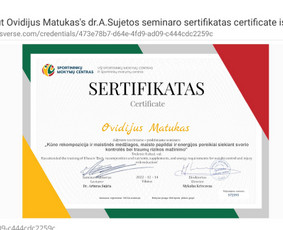Asmeninis treneris Vilniuje – jėga, technika, mažos grupės / Ovidijus Matukas / Darbų pavyzdys ID 2746131