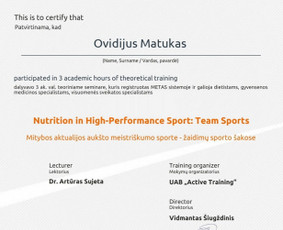 Asmeninis treneris Vilniuje – jėga, technika, mažos grupės / Ovidijus Matukas / Darbų pavyzdys ID 2746133