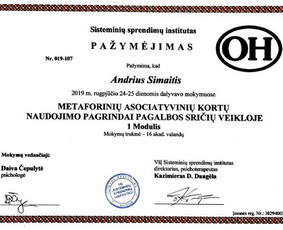 Geštalto koučingas, priklausomybių ir karjeros konsultacijos / Andrius Simaitis / Darbų pavyzdys ID 2749593