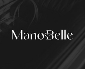 ManoBelle logotipas, rankų darbo personalizuotos odinės rankinės.