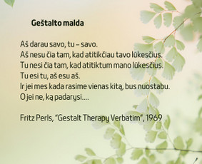 Geštalto /psichologinės konsultacijos / Neringa Smailienė / Darbų pavyzdys ID 2753517