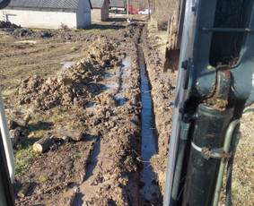 Mini Ekskavatoriaus, bobcat, savivarčio ir krano paslaugos / MB LANDCORAS / Darbų pavyzdys ID 2755917