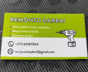 Rąstinių namų remontas ir naujų statybą. - Smulkūs statybos darbai - 1 Smulkūs statybos darbai - Rąstinių namų remontas ir naujų statybą. - 1