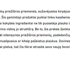 Straipsniai žiniasklaidai, blog ir tinklalapių tekstai / Emilija Paulauskė / Darbų pavyzdys ID 2761277