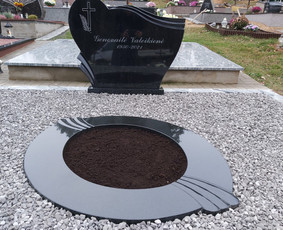 Raidžių ir portretų kalimas ant paminklo - Kapų tvarkymas, granito plokštės, Paminklai, plokštės kapams - 1