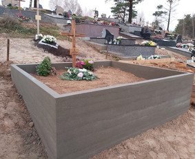 Kapų tvarkymas, granito plokštės, Paminklai, plokštės kapams - Kapavietės pamatų betonavimas - 2 Kapavietės pamatų betonavimas - Kapų tvarkymas, granito plokštės, Paminklai, plokštės kapams - 2