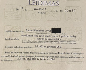 Sveikatingumo, mobilumo asmeninis treneris / Justinas Rameika / Darbų pavyzdys ID 2765239