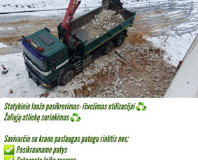 Statybinių atliekų konteinerių nuoma- šiukšlių išvežimas / MB Transporto sprendimai / Darbų pavyzdys ID 2768405