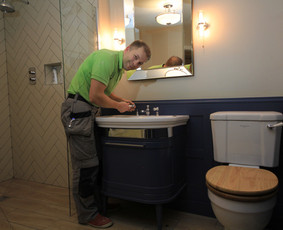 Skalbimo ma&scaron;inos pajungimas - Santechnikos/vonios remonto darbai Vilniuje - 1