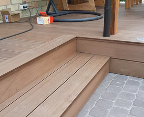 Laiptų pakopų gamyba - Kruopštus terasų ir kitų medienos konstrukcijų įrengimas - 1