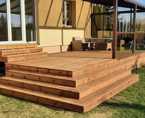 Terasų įrengimas - Kruopštus terasų ir kitų medienos konstrukcijų įrengimas - 1