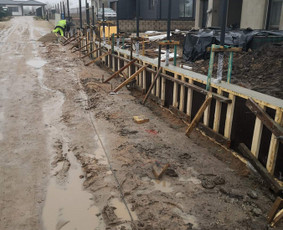 Atraminės Sienelės, Kiti sudėtingesnis Betonavimo Darbai - Atraminės sienelės - 3 Atraminės sienelės - Atraminės Sienelės, Kiti sudėtingesnis Betonavimo Darbai - 3
