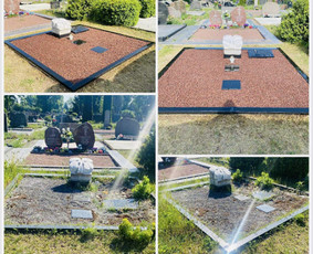 Kapaviečių tvarkymas - Kapavietės užpylimas skaldele - 2 Kapavietės užpylimas skaldele - Kapaviečių tvarkymas - 2