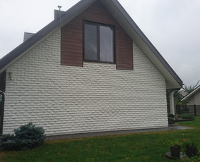 Mūriniu fasadų dažymas. Angaru ir sandėlių dazymas / GINTARAS K / Darbų pavyzdys ID 2791633
