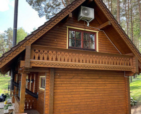 Medinių namų dažymas (Išskirtinės rekomendacijos) / Kunset namų dažymas / Darbų pavyzdys ID 2791813