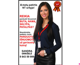 NT brokerė! 10metų patirtis NT srityje! Kaunas, aplink Kauną - Kitos kategorijos - 1 Kitos kategorijos - NT brokerė! 10metų patirtis NT srityje! Kaunas, aplink Kauną - 1