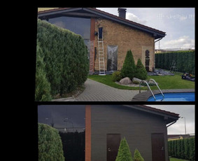 Fasadu dažymas,mediniai fasadai,dažymo darbai. / Gediminas / Darbų pavyzdys ID 2795879