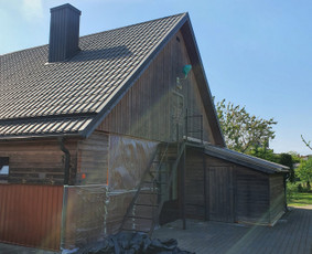 Fasadu dažymas,mediniai fasadai,dažymo darbai. / Gediminas / Darbų pavyzdys ID 2795983