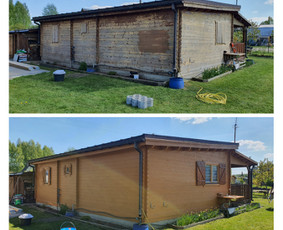 Fasadu dažymas,mediniai fasadai,dažymo darbai. / Gediminas / Darbų pavyzdys ID 2796003