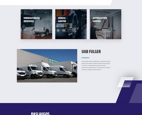 Tinklalapis įmonei gaminančiai autobomobilinius kėbulus ir įrenginėjančiai mikroautobusus: www.fulger.eu