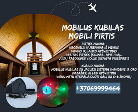 Mobili pirtis! Mobilus Kubilas! Nuoma Alytuje / Mobili pirtis! Mobilus Kubilas! / Darbų pavyzdys ID 2796903