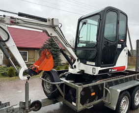 Mini Ekskavatoriaus, Bobcat nuoma su operatoriumi! / MB Malvesta / Darbų pavyzdys ID 2796953