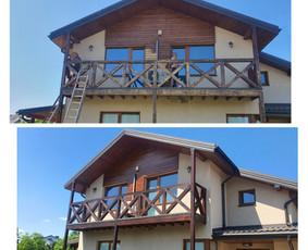 Fasadu dažymas,mediniai fasadai,dažymo darbai. / Gediminas / Darbų pavyzdys ID 2797403