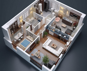 Interjero dizainas/3d vizualizacijos/konsultacijos / Elena Milerytė / Darbų pavyzdys ID 2798851