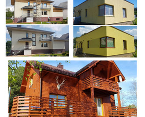 Fasadu dažymas,mediniai fasadai,dažymo darbai. - Fasadų apdaila, dažymas - 1 Fasadų apdaila, dažymas - Fasadu dažymas,mediniai fasadai,dažymo darbai. - 1