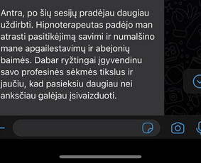 Hipnoterapija / Psichosomatika / Mąstymo keitimas / Andzej Baranovskij / Darbų pavyzdys ID 2806133
