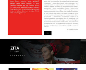 Internetinė svetainė menininkei Zitai Vilutytei: zita-vilutyte-art.com