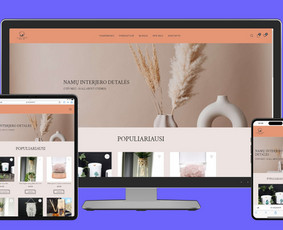 Internetinių svetainių, parduotuvių kūrimas, tvarkymas. - El. parduotuvių kūrimas - 3 El. parduotuvių kūrimas - Internetinių svetainių, parduotuvių kūrimas, tvarkymas. - 3