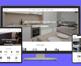 Svetainių dizainas (web design) - Internetinių svetainių, parduotuvių kūrimas, tvarkymas. - 1