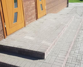 Trinkelių klojimas, bortų statymas - Laiptai iš trinkelių - 4 Laiptai iš trinkelių - Trinkelių klojimas, bortų statymas - 4