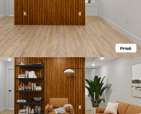 3D interjero, eksterjero vizualizacijos, 3D planai / Kornelijus Daukantas / Darbų pavyzdys ID 2812343