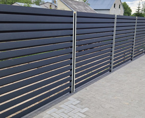 Statybos, apdaila - Skardines tvoralentes, rombas, zaliuze - 2