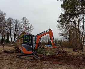 Mini ekskavatoriaus nuoma - Mini ekskavatoriaus,mini krautuvo,savivarčio pasl. - 4