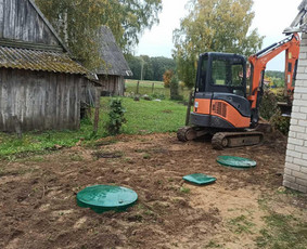 Ekskavatoriaus nuoma - Mini ekskavatoriaus,mini krautuvo,savivarčio pasl. - 2