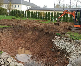 Tvenkinių, prūdų kasimas, valymas - Mini ekskavatoriaus,mini krautuvo,savivarčio pasl. - 1